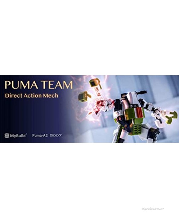 MyBuild Mecha Frame Puma Team Mech Toy Building Blocks Direct Action Mech 5007