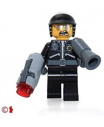 The LEGO Movie MiniFigure Good Cop Bad Cop Two Faces & Open Mouth 70819