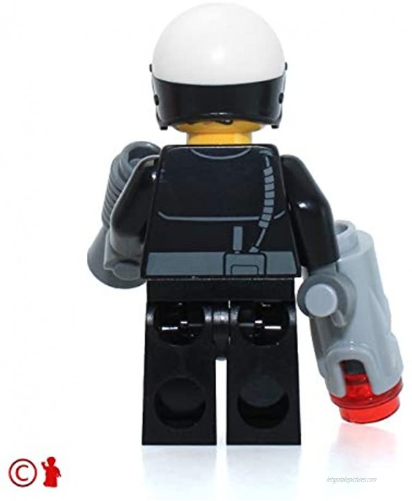 The LEGO Movie MiniFigure Good Cop Bad Cop Two Faces & Open Mouth 70819
