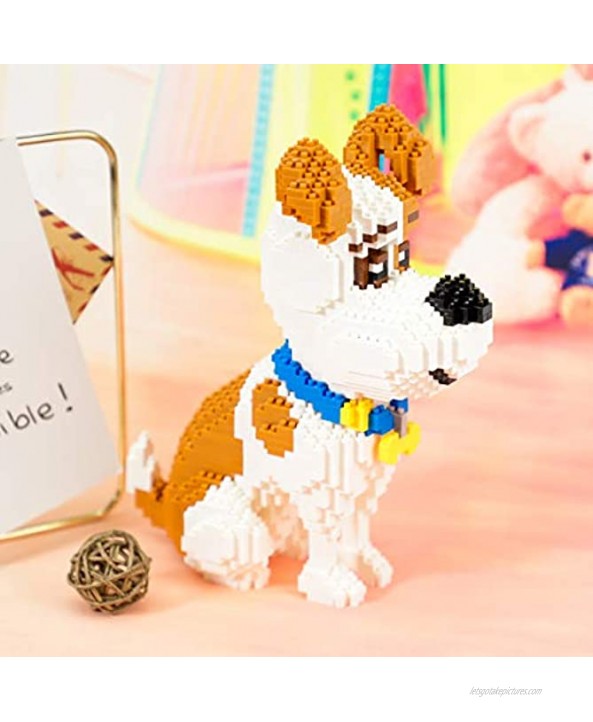 Balody Micro-Particle Assembling Building Blocks Animal Model Parent-Child Puzzle Educational Toys Room Decoration Gifts Dog