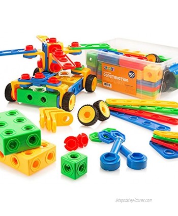 Building Blocks 104 Set Building Toys Gift for Boys & Girls STEM Educational Fun Toy Set Ages 3 Years and Up Original by Play22