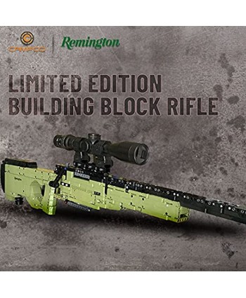 CampCo Remington Sniper Rifle Toy Gun Building Blocks Functioning Bolt Action handle Trigger & Scope