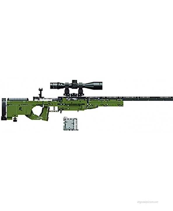 CampCo Remington Sniper Rifle Toy Gun Building Blocks Functioning Bolt Action handle Trigger & Scope