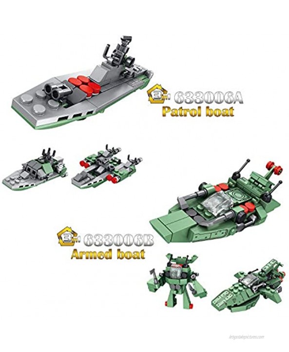 CLOURF Strek-Armored car Building Toy kit 8in1 Compatible with Most Major Brands of Building Bricks