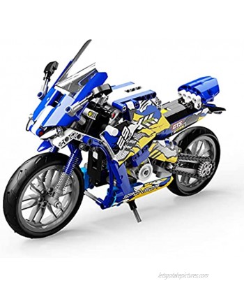 HI Luck Building Blocks Toys,446 Pieces Building Motorcycle Toys for Kids,Best Building Blocks Gift for 6-12+ Years Old Boys and Girls