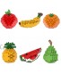 Kimiangel 6PCS Party Favors for Kids Mini Building Blocks for Kids DIY Toy Sets Prizes Birthday Gifts Goodie Bag Fillers Fruit Mini Block