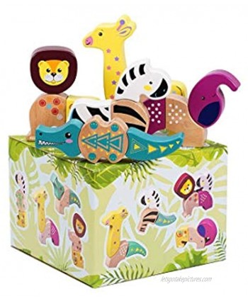 KUMBA Magnetic Wooden Toys Safari Set