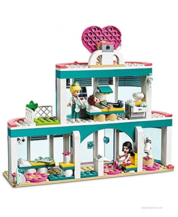 LEGO 41394 Friends Heartlake City Hospital Playset with Emma and 2 Other Mini Dolls, for Girls and Boys 6+