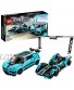 LEGO 76898 Speed Champions Formula E Panasonic Jaguar Racing GEN2 car & Jaguar I-PACE eTROPHY Race Cars Set