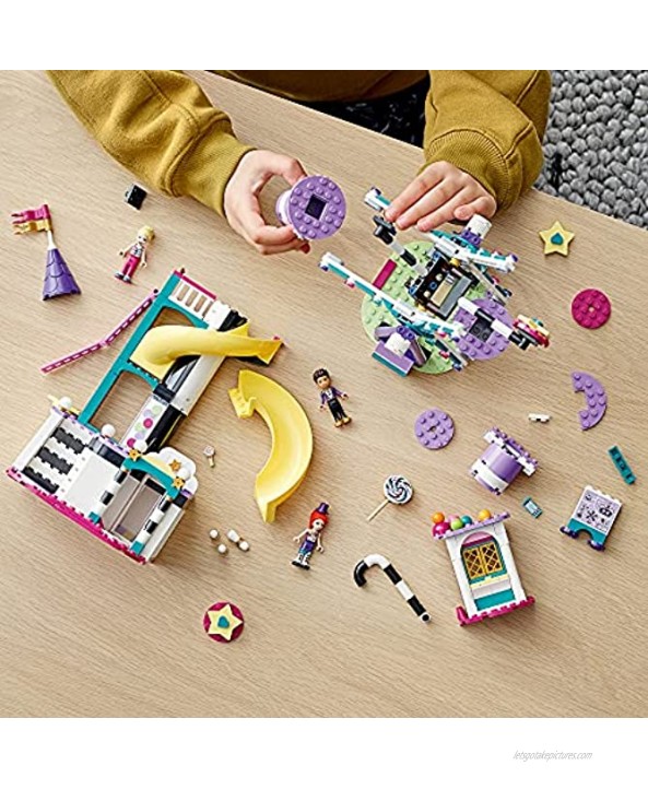 LEGO Friends Magical Ferris Wheel and Slide 41689 Building Kit for Kids Theme Park with 3 Mini-Dolls; New 2021 545 Pieces