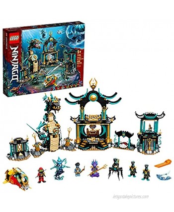 LEGO NINJAGO Temple of The Endless Sea 71755 Building Kit; Underwater Playset Featuring NINJAGO Kai and Snake Toy; New 2021 1,060 Pieces