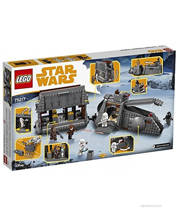 LEGO Star Wars Imperial Conveyex Transport 75217 Building Kit New 2019 622 Pieces