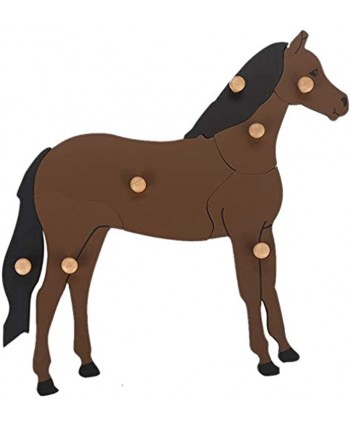 Montessori Horse Puzzle for Early Preschool Learning Toy