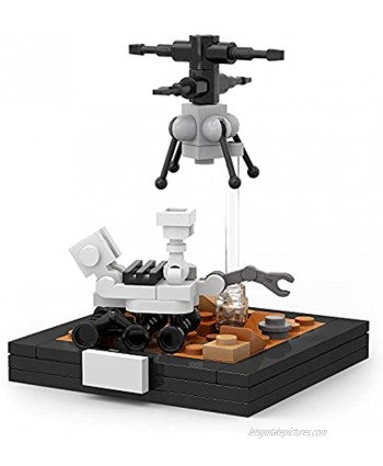 NASA Mars Rover Perseverance and Helicopter Ingenuity Building Kits Sets,2020 Mars Exploration Program Building Blocks Toys,NASA Spaceship Toys for Boy79pcs