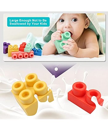 Newest Soft Building Blocks Set for Toddlers Baby Ages 6 Month Old and up Safe Teething Learning Stacking Block Toys Non Wooden Gift for Kids Girl Boys 20pcs