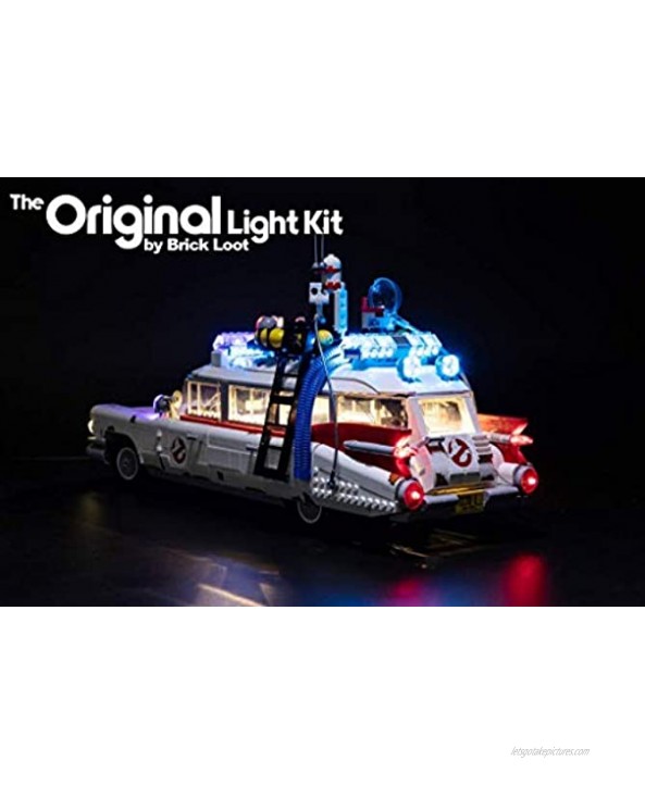 Brick Loot Deluxe LED Lighting Light Kit for Your LEGO Creator Ghostbusters ECTO-1 Set 10274 NOTE: The LEGO Model is NOT Included