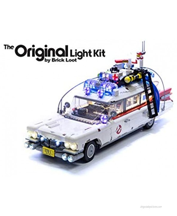 Brick Loot Deluxe LED Lighting Light Kit for Your LEGO Creator Ghostbusters ECTO-1 Set 10274 NOTE: The LEGO Model is NOT Included