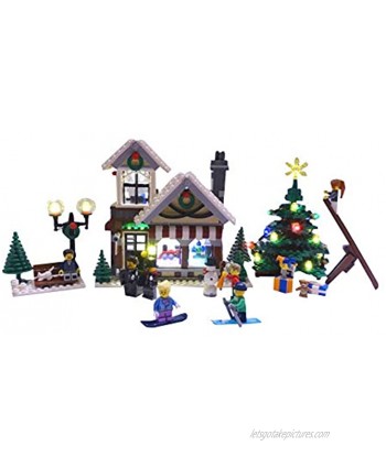 Brick Loot LED Lighting Kit for Lego Winter Village Toy Shop 2015 10249 Lego Set NOT Included