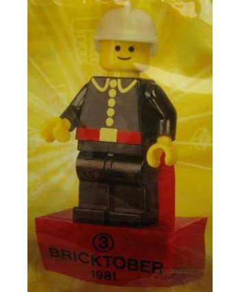 LEGO Exclusive Bricktober 1981 Retro Mini Figure #3 Fire Chief Bagged