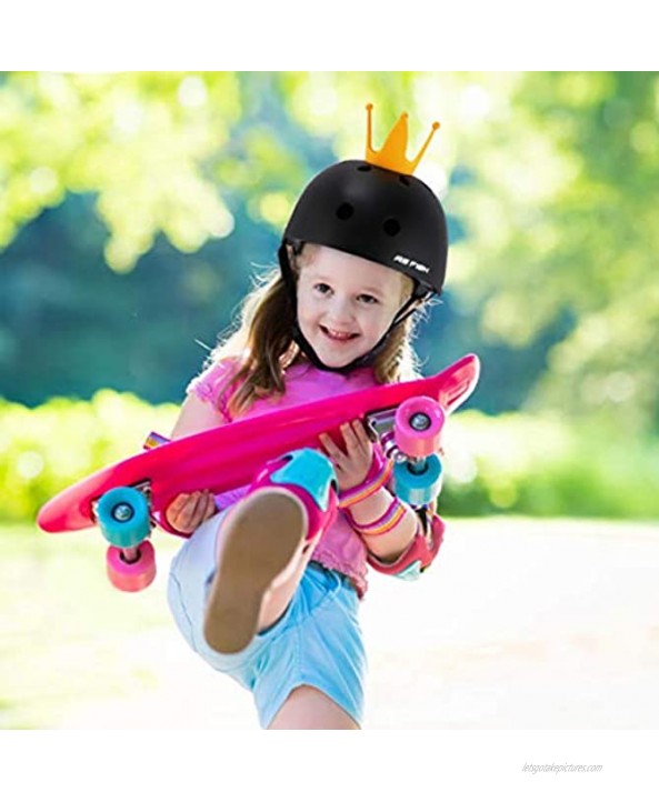 Garneck Kids Bike Helmet Multi-Sport Helmet Cycling Skateboard Scooter Skating Roller Blading Protective Gear for Children Size S
