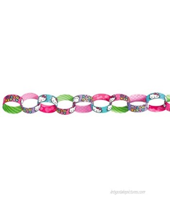 amscan Paper Chain Garland | Hello Kitty Rainbow Collection | Party Accessory 1ct