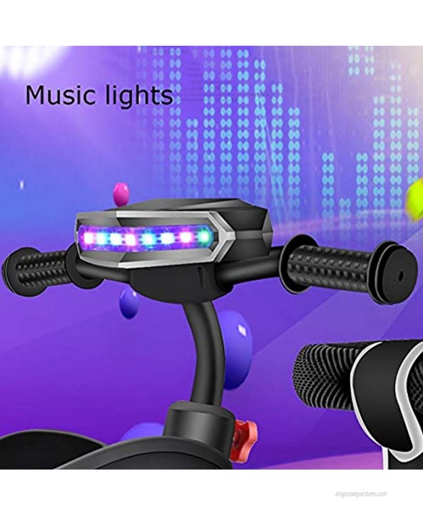 Children's Tricycle Push Bike with Music Light Baby Car for 1-6 Years Old Children's Toy Can Bear The Weight of 50 Kg