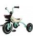 LIYANSHENGDQ Kids' Tricycles Children's Tricycle Multi-Function Folding Bicycle 1-3 Years Old Infant Child Stroller Color : Green