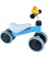 New Calma Dragon Tricycle GDKTP01 Children's Pedal-Free Bicycle Children's Bike with Wide Wheels Blue