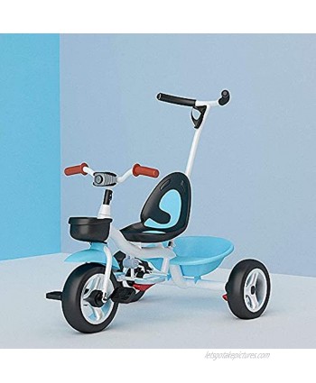 Stroller Wagon Kids Tricycle,Tricycle Trike Kids Ride-on Tricycle for Children,2 in 1 Trike child Pedal Cars for 3-6 Year old Boys Girls Trolley Toddler Scooters,Back Storage Removable Parent Handle S