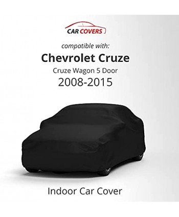 Indoor Car Cover Compatible with Chevrolet Cruze 2008-2015 Black Satin Ultra Soft Indoor Material Guaranteed Keep Vehicle Looking Between Use Includes Storage Bag