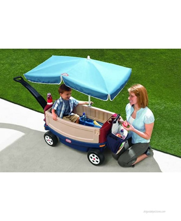 Little Tikes Deluxe Ride and Relax Wagon with Umbrella