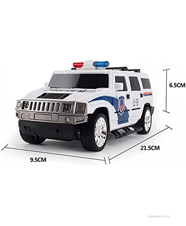 Nuoyazou Car Model Simulation Children's Toy Car Steering Wheel Remote Control Police Car High-Speed Off-Road Vehicle Rechargeable Police Car Suitable for All Adults and Children