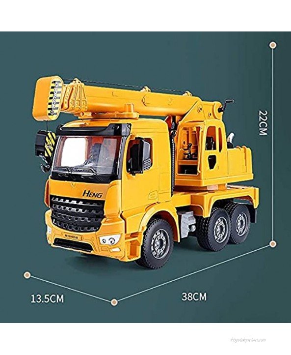 Nuoyazou Gift Sound Light and Sound Effect Early Childhood Education Educational Toy Car Simulation Construction Truck Crane Toy Large Outdoor Boy Parent-Child Interactive Toy Car