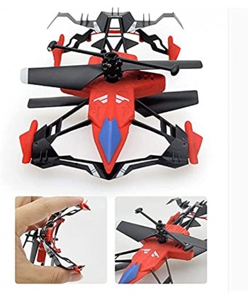 Nuoyazou New Land and Air Speed Four-Wheeled Remote Land and Air Planes Speed Aircraft Children's Remote Control Aircraft Outdoor Indoor Remote Control Four-axis Aircraft Toys Hobby Airplane