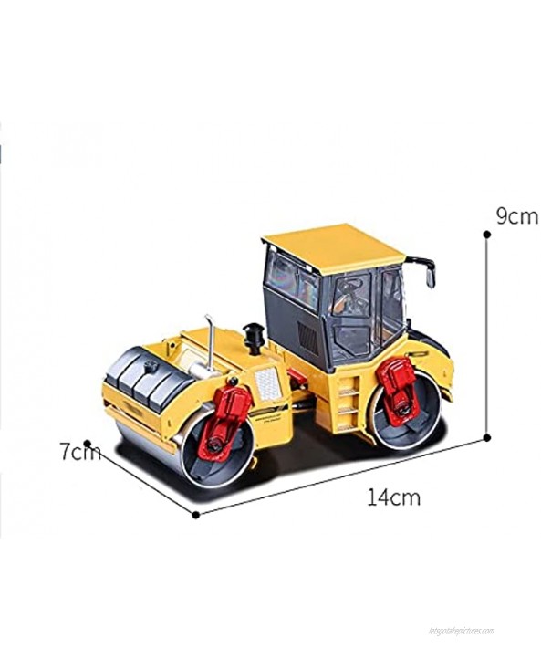 Nuoyazou Roller Model Metal Toy Car Decoration Collection Alloy Fall-Resistant Boy Toy Car Simulation Construction Vehicle Road