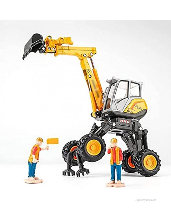RENFEIYUAN Toy car,Walking Alloy Excavator Toy Boy Simulation Engineering Car Toy Alloy Pull Back Climbing Toy Metal Playable Engineering Vehicle excavators Toys