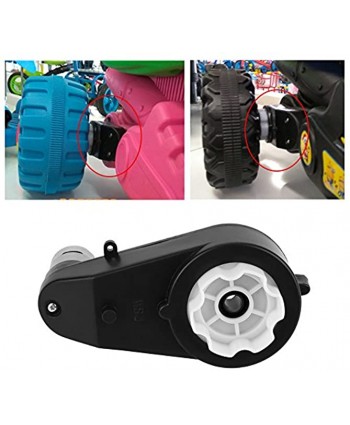 Acogedor Electric Motor Gearbox Gearbox Motor for Kids Car Toy,Sturdy and Durable,Low Noise,Wear-Resistant,A Children's Electric Car Remote Control Steering Motor Gearbox12V 8000RPM