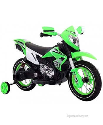 Kids Ride On Motorcycle 6V Battery Powered Toy Electric 4 Wheel Sporty Bicyle w  Spring Suspension,Lights and Music,Outdoor Sports Entertainment,Best Gifts for Little Boys Girls