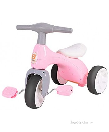 Moolo Children's Tricycle Bicycle 1-3-5 Years Old 1 Child Stroller Baby Light Slip Small Detachable Teether Material Mute Wheel